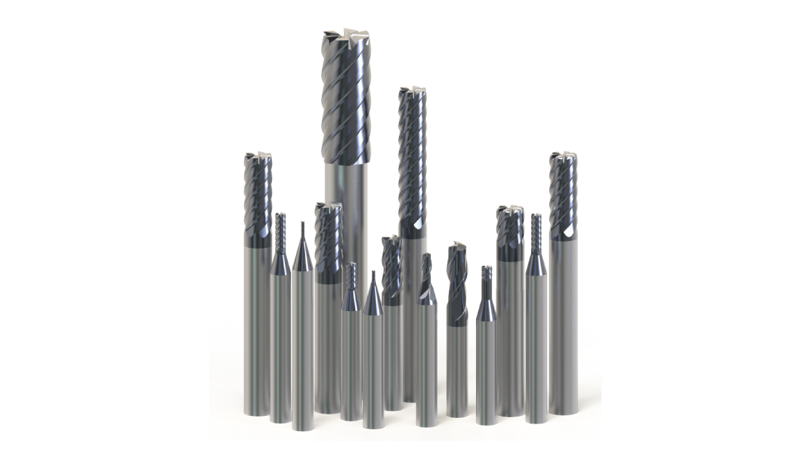 IMPACT MIRACLE Revolution End Mill Series for High Hardness Steel Machining  Additional 86 Square and Corner Radius End Mills